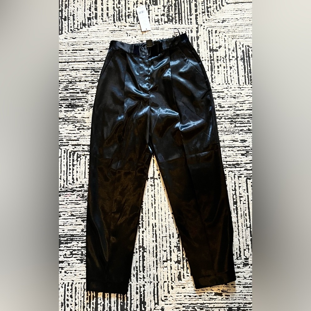 French Connection BNWT sz 2 Adaline Satin Trousers